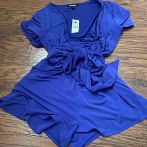 Royal blue romper